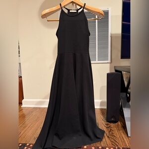 Elegant Black Midi Dress